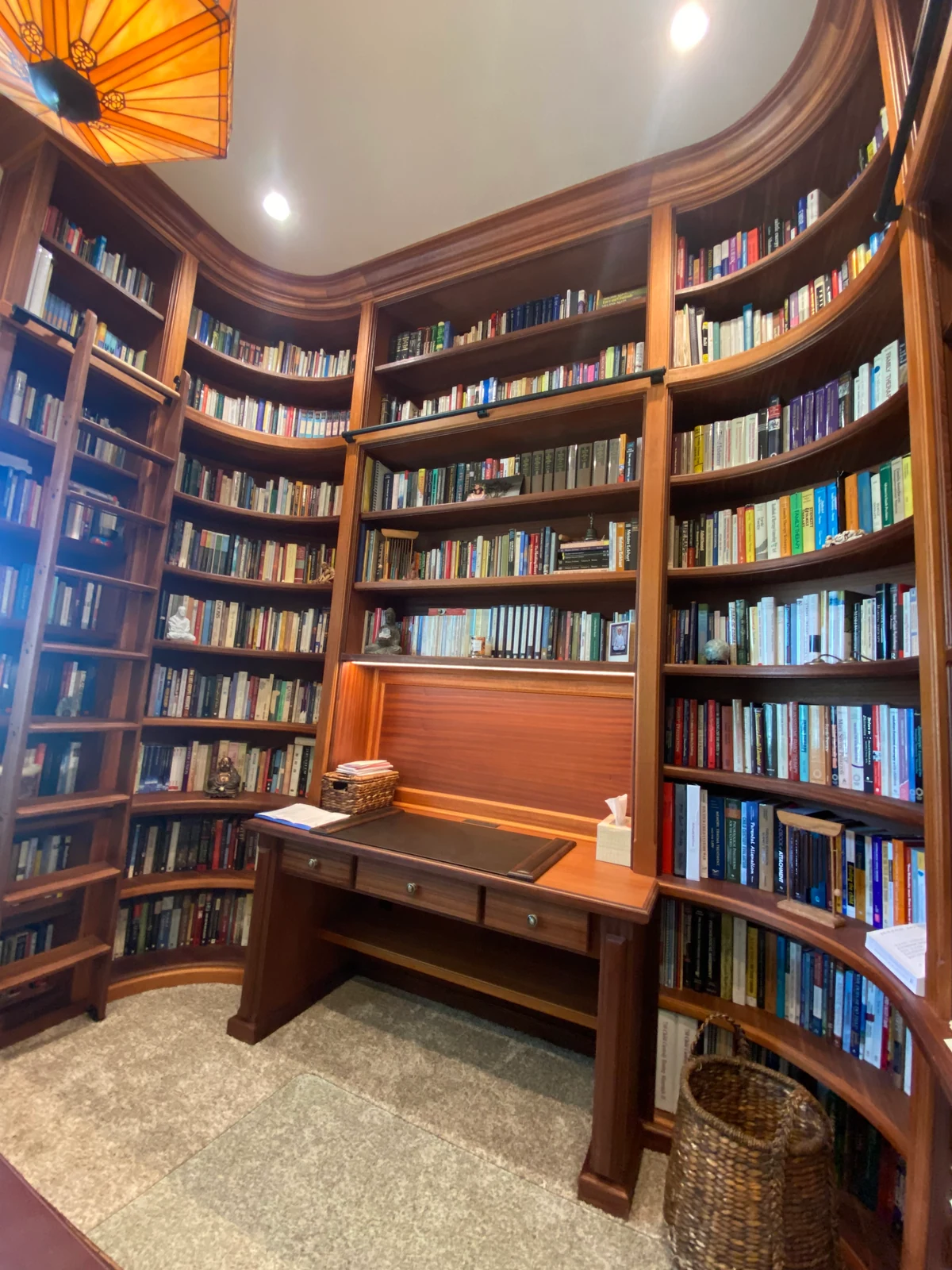 The finished library